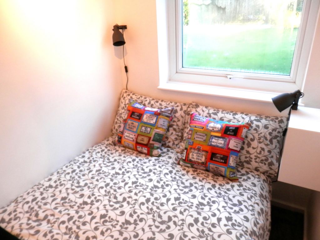Quantum Whalley Range airbnb Bedroom towards heater